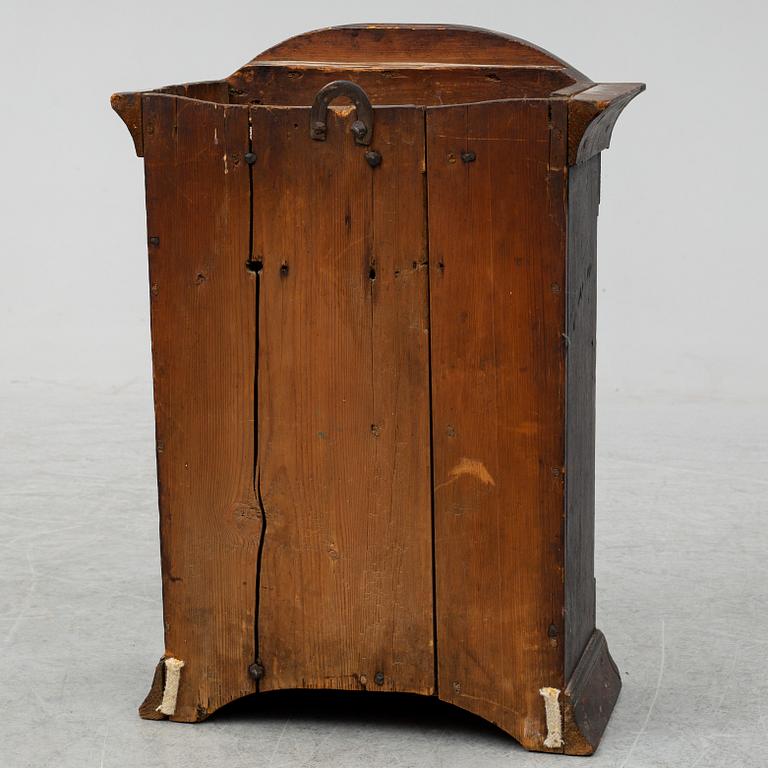 A Swedish early 19th century hanging cabinet.