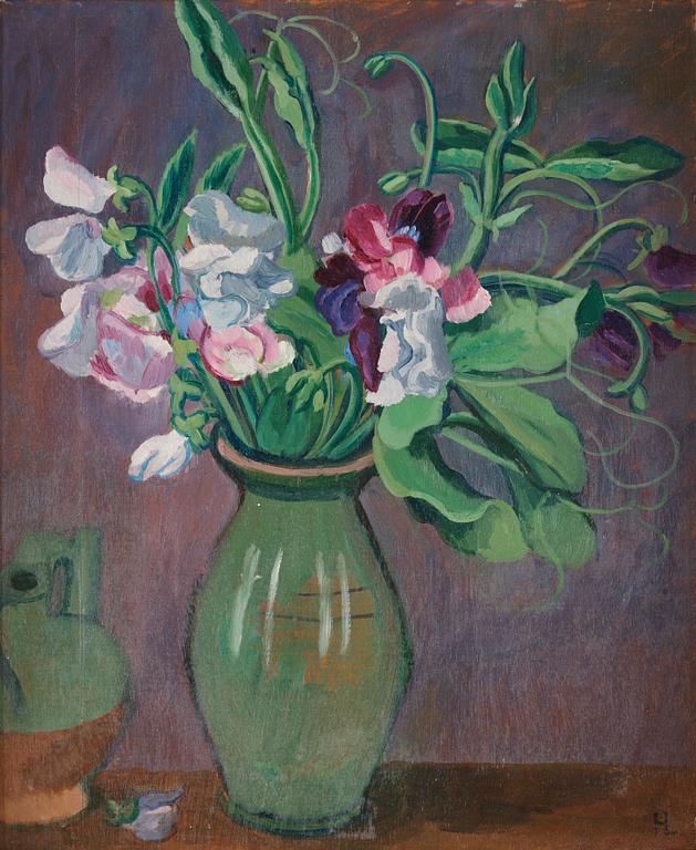 Hilding Linnqvist, Still life with flowers.