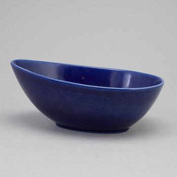 HERTHA BENGTSSON, servis, 21 delar, porslin, "Blå eld". Rörstrand.