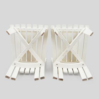 Alvar & Aino Aalto, trädgårdsmöblemang, 5 delar, "Aurinko"-serien, Artek, 2000-tal.
