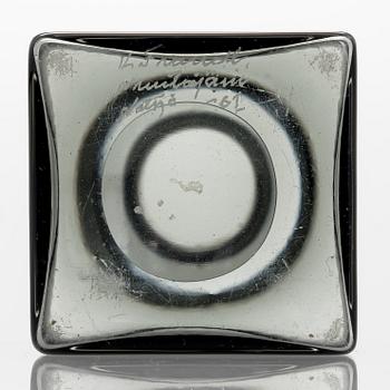 Kaj Franck, flaska, KF254, signerad K. Franck Nuutajärvi -61.