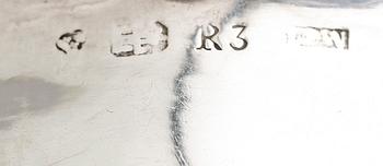 GRÄDDKANNA, silver, svenska stämplar Nyköping 1823. Vikt ca 83 gram.