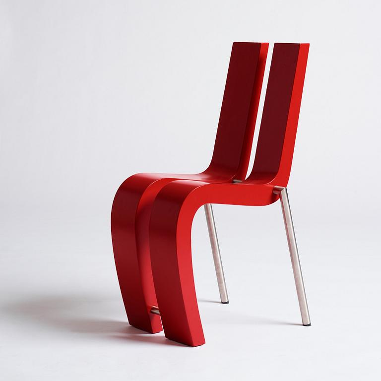 Sigvard Håkansson, a "2+1" chair, ed. 25/25, Sigvard Design AB Linköping, Sweden 2003.