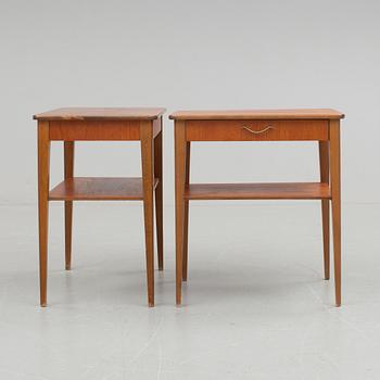 SÄNGBORD, ett par. 1960-tal.