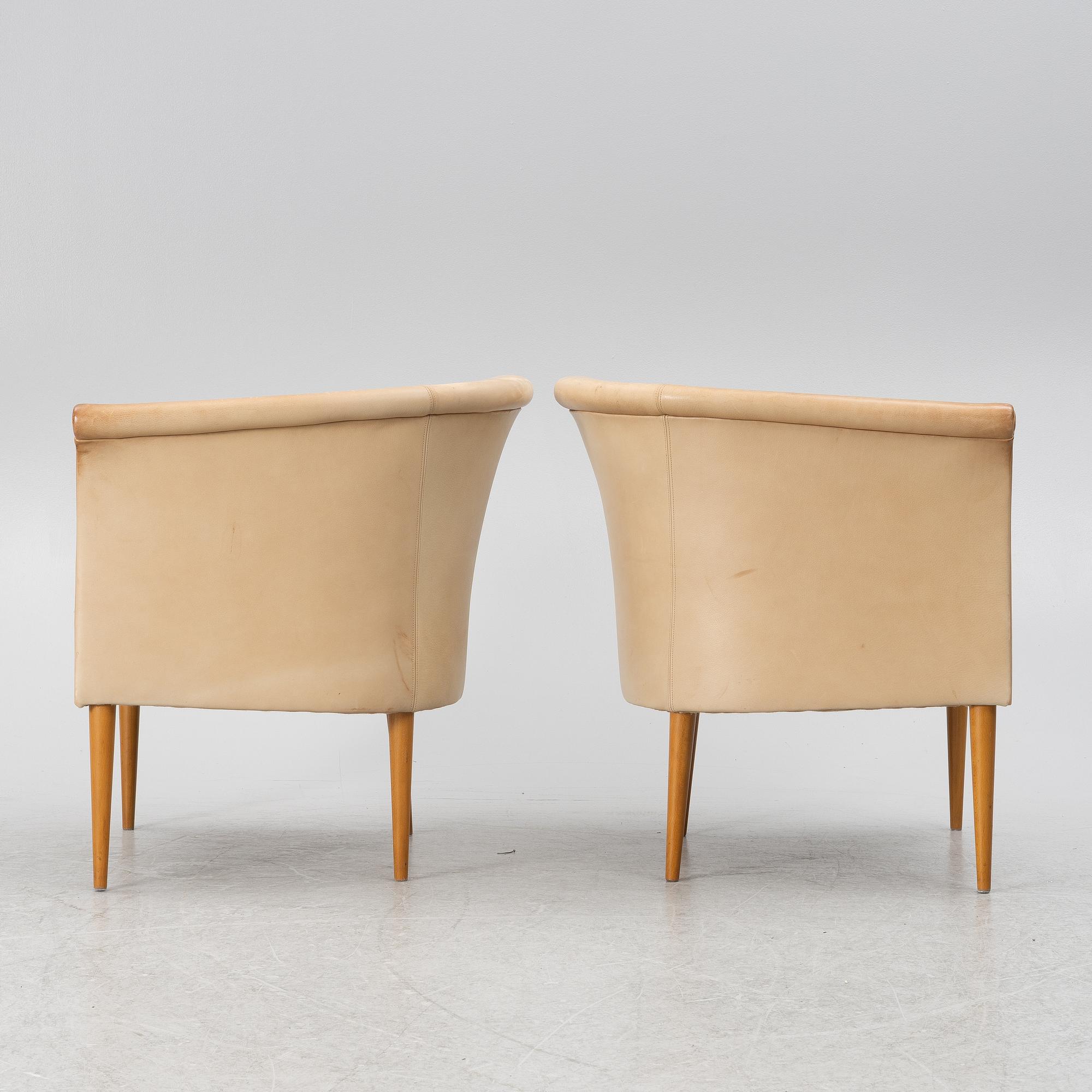 Marie Norell-Möller, armchairs, a pair, "Cicci", Norell Möbel.