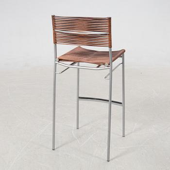 Tito Agnoli, bar stool, for Pierantonio Bonacina, Italy, late 20th century.