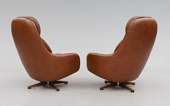 FÅTÖLJER, 1 par, Swedfurn, Slätte Möbler, Töreboda, 1900-talets andra hälft.