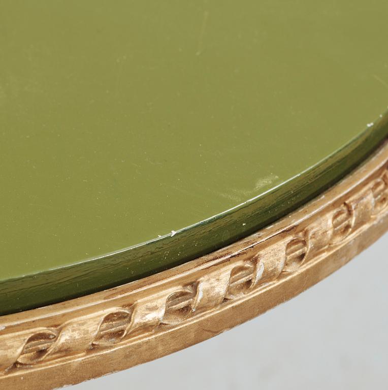A green lacquered table by Nordiska Kompaniet 1920's-30's.