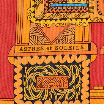 Hermès, scarf, "Astres et Soleils".