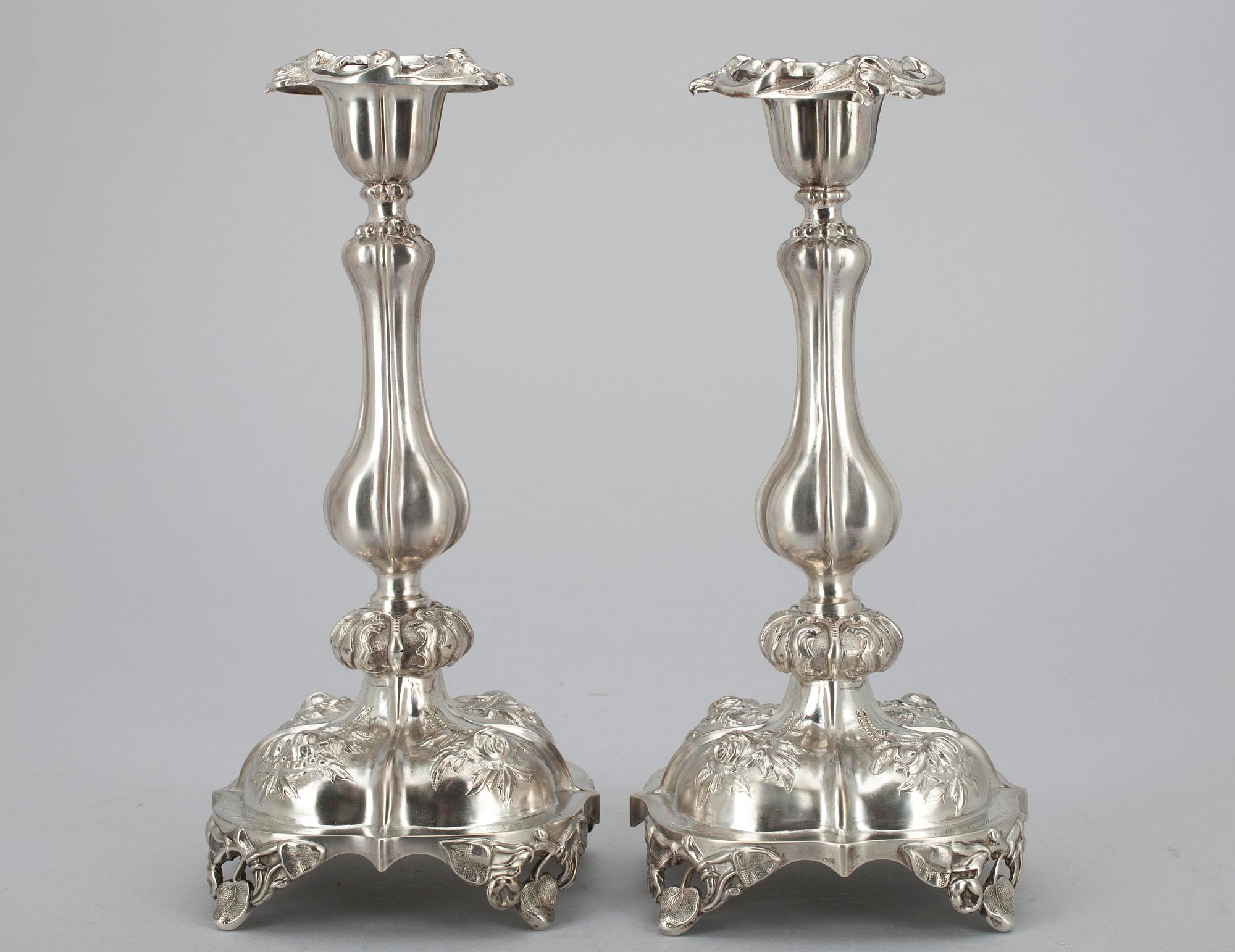 LJUSSTAKAR ETT PAR, Otto Lindeberg, Stockholm 1878.