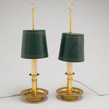 a pair of table/wall lamps from Th Valentiner, Denmark.