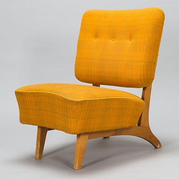 Oiva Parviainen, a mid-20th century 'Susanna' armchair for Lahden Lepokalusto, Finland.