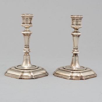 BO GEORG PERSSON, a pair of silver candlesticks, Västerås 1947.