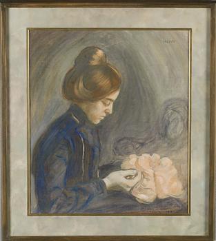 AXEL HAARTMAN, blandteknik, signerad och daterad 1901.