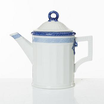 Arnold Krog, coffee and tea service, 50 pieces, Blue Fan, Royal Copenhagen.