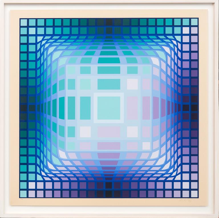 Victor Vasarely, Translation: "Cosmic composition".