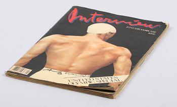 WARHOL, ANDY. Tidskrift, "Interview", sign.
