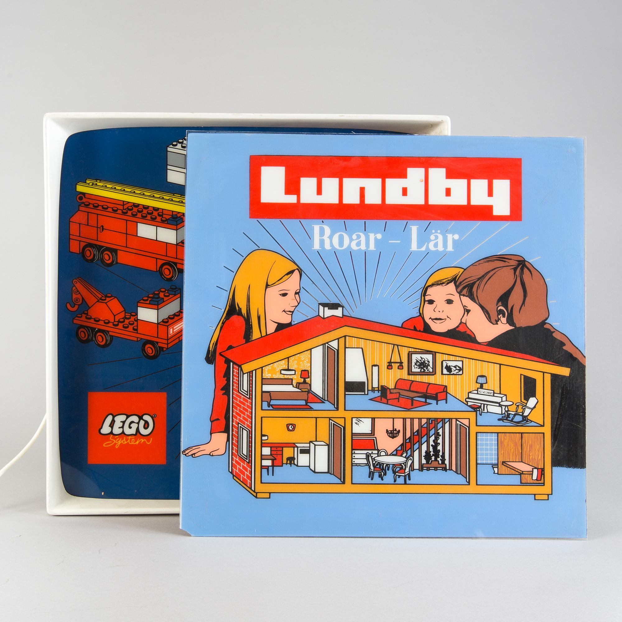 LEGO, butiksskylt, Tyskland, 1970/80-tal.