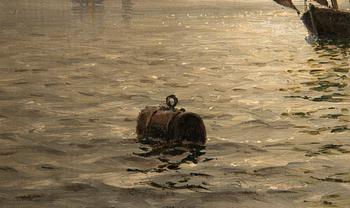 Oscar Kleineh, Sailing at Twilight.