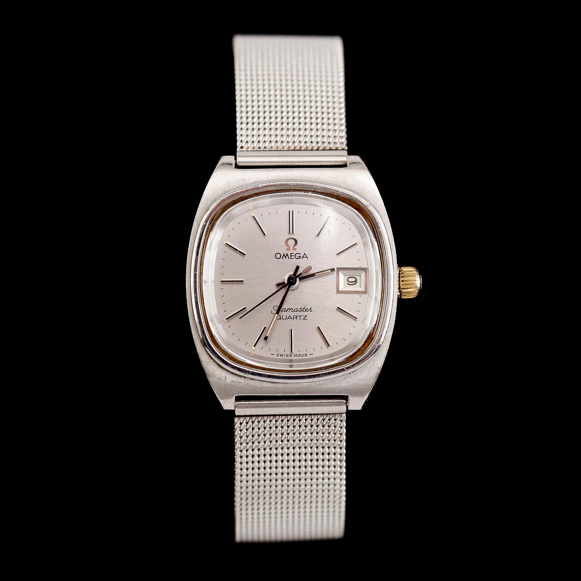 ARMBANDSUR, Omega Seamaster Quartz, stål.