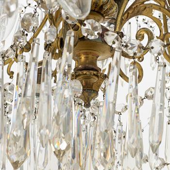 A chandelier, late 19th Century.