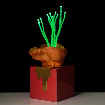 Aia Jüdes, a unique "Vril" lamp/light object, 2020.