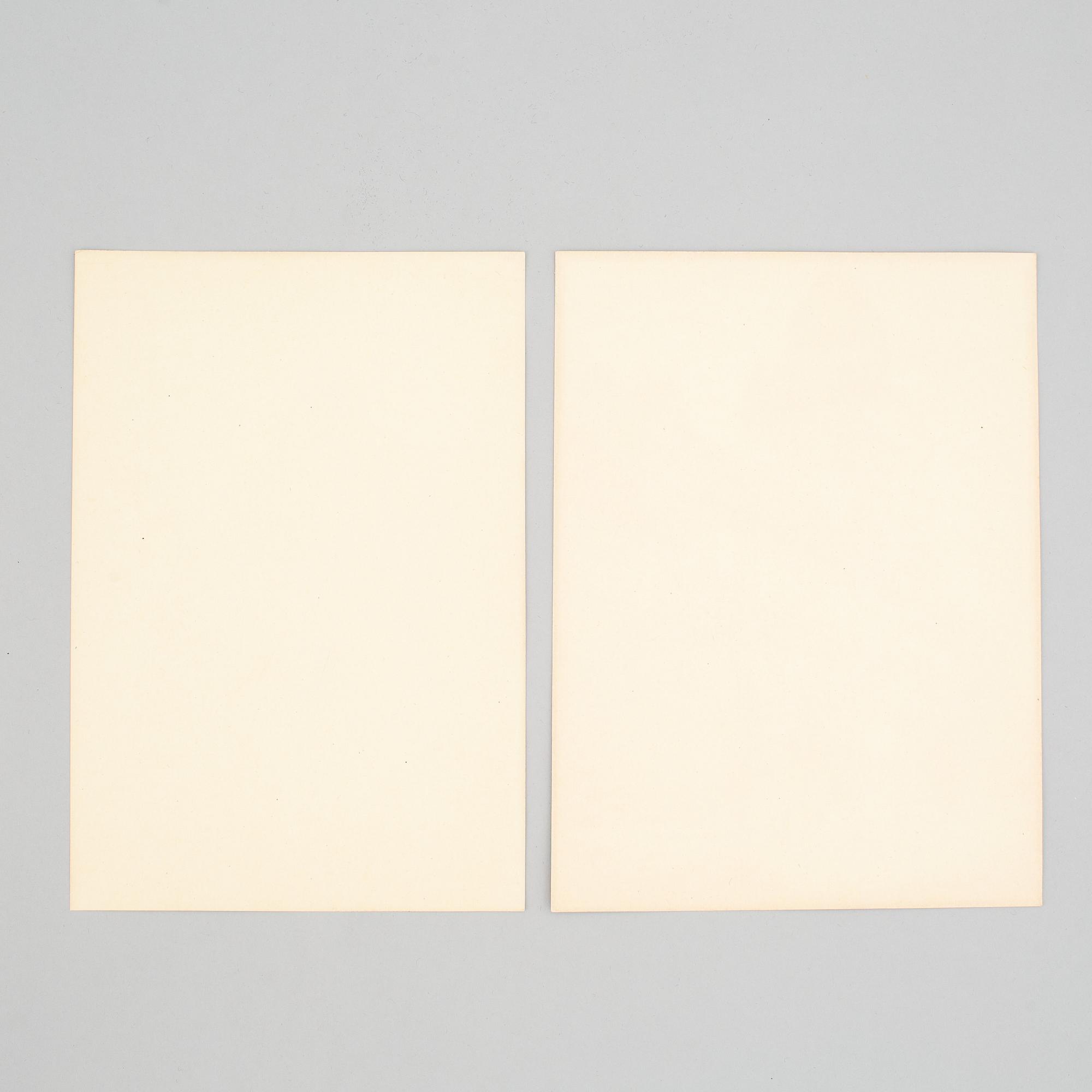 HENRY B. GOODWIN, Two photo gravures from the book Vårt vackra Stockholm signed in the negative.