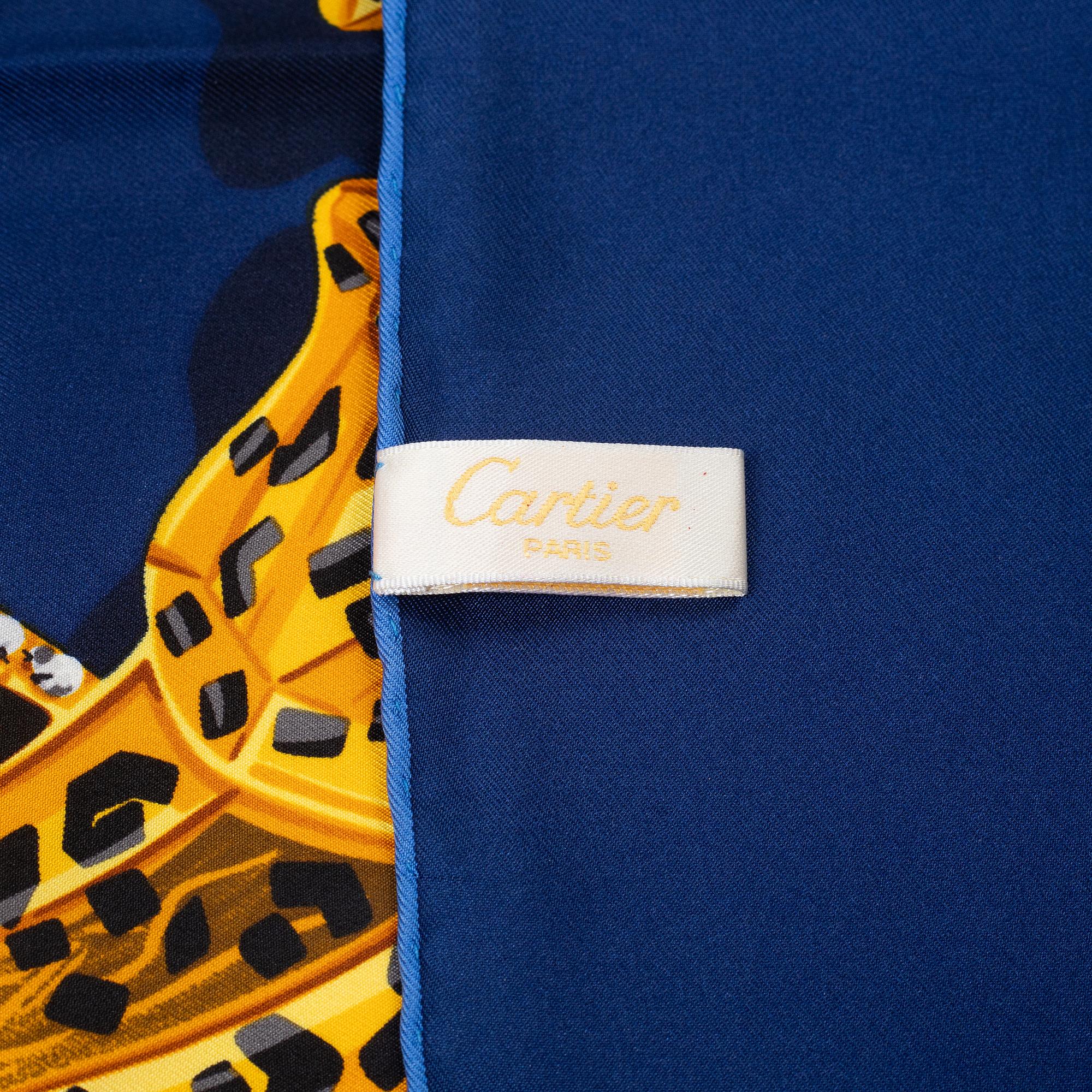 Cartier, a twill silk scarf.
