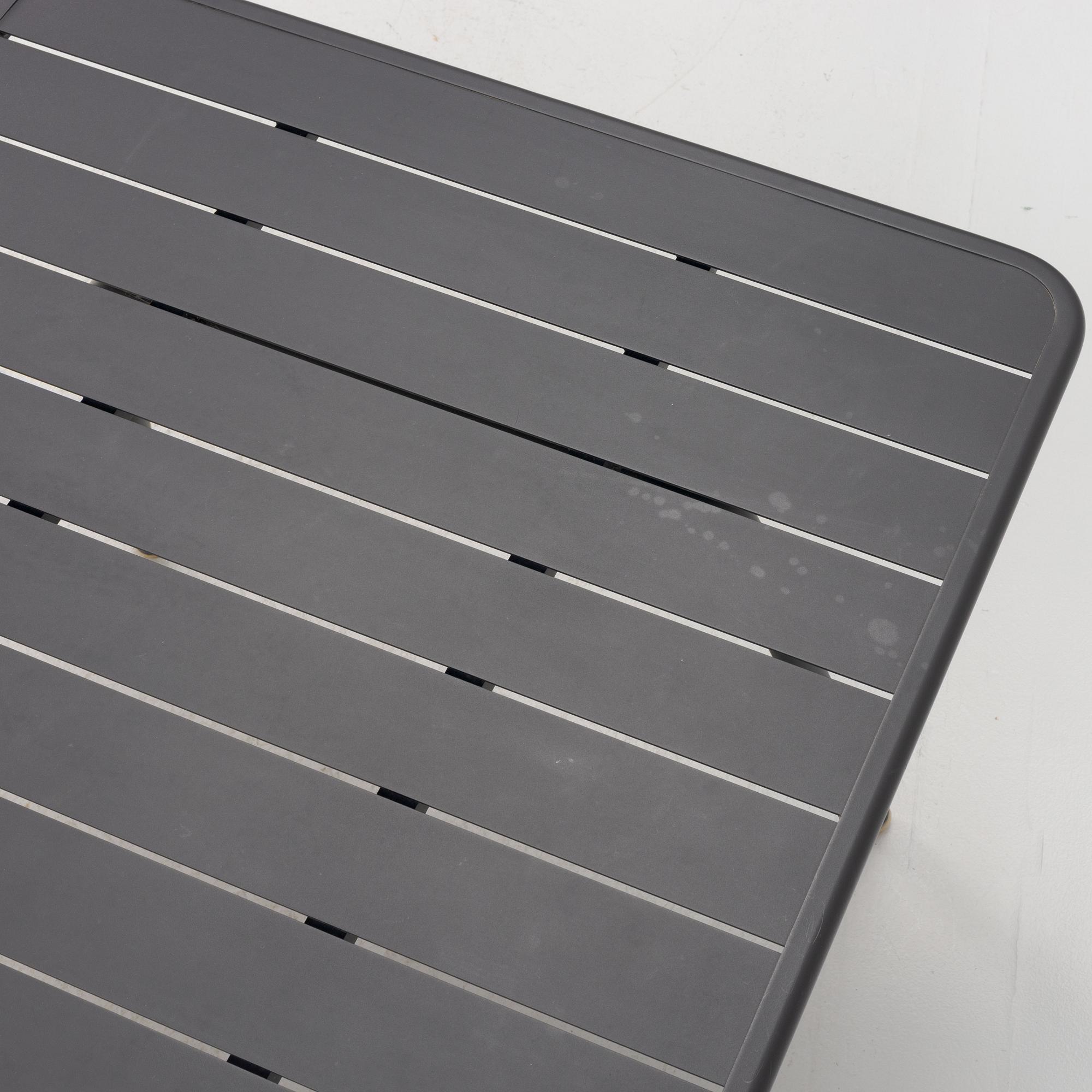 Frédéric Sofia, table and chairs, 6 pcs, "Luxembourg", Fermob.