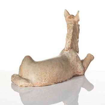 Michael Schilkin, a stoneware sculpture of a foal, Arabia, Finland, 1946.