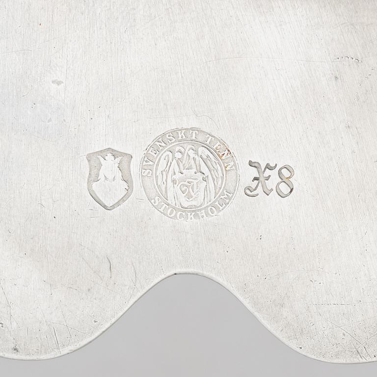 Estrid Ericson, a pewter box, model no A1022, Svenskt Tenn, Stockholm 1948.