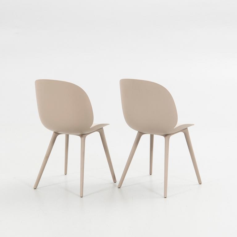 GamFratesi, chairs, 5 pcs, "Beetle Chair", Gubi, Denmark.