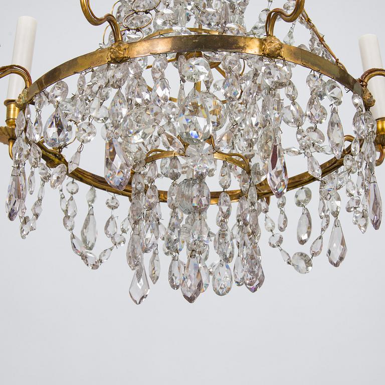 Takkrona, gustaviansk stil, 1800-tal.