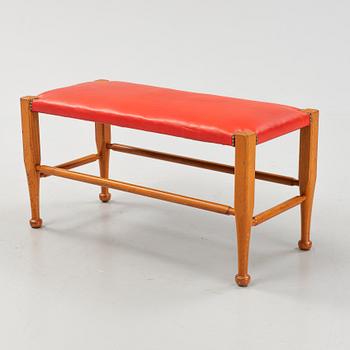 Josef Frank, a mahogany model '2009' bench, Svenskt Tenn, Sweden.