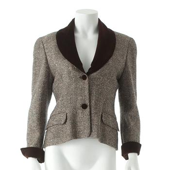 MULBERRY, a wool and silk jacket.