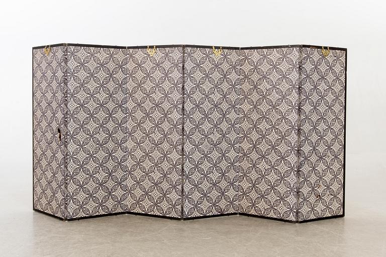 A Japanese 20th century folding screen.