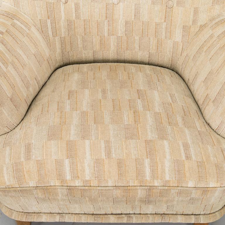Ilmari Lappalainen, a pair of 1950's 'Laila' armchairs for Asko, Finland.