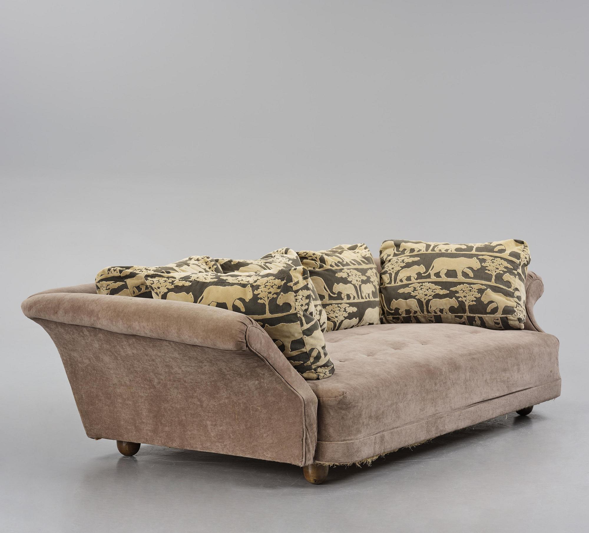 Josef Frank, soffa, "Liljevalchssoffan", Firma Svenskt Tenn, sannolikt 1940-tal.