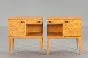 SÄNGBORD, ett par, 1930/40-tal.