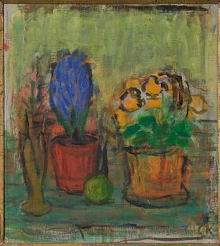 Carl Kylberg, "Hyacint och gula blommor".
