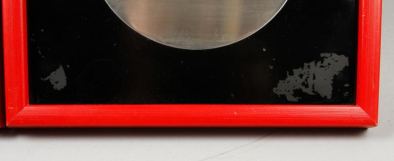 ALEXIUS HUBER, 2 st, aluminium, sign o numr.