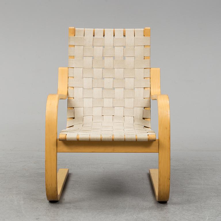 A ALVAR AALTO, model 406 arm chair, late 20th Century.