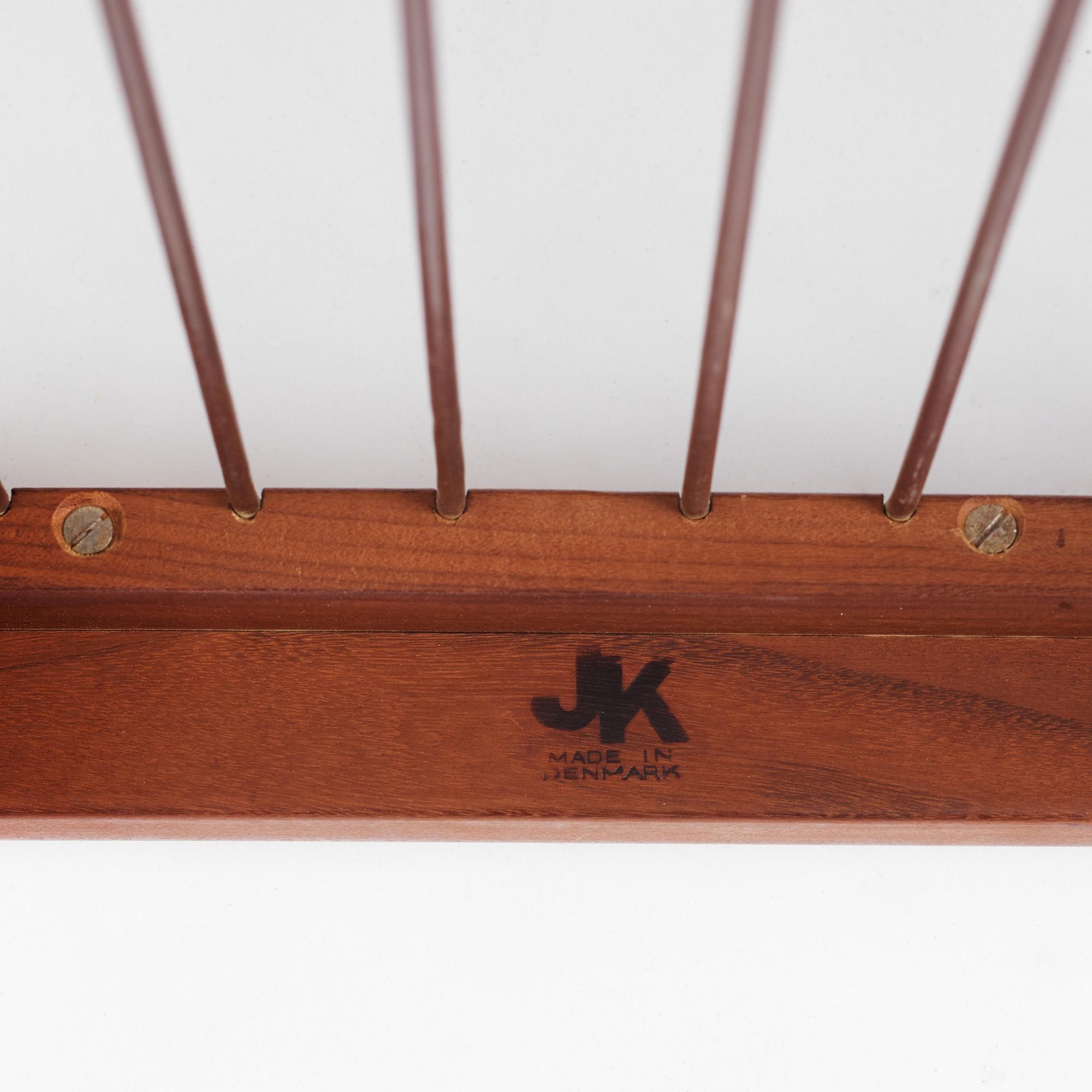 Hans Olsen, a pair of model '519' easy chairs, Juul Kristensen, Denmark, 1950's.