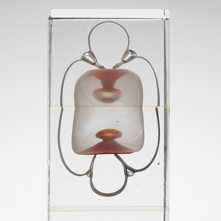 Oiva Toikka, glasskulptur, signerad Oiva Toikka Nuutajärvi Notsjö.