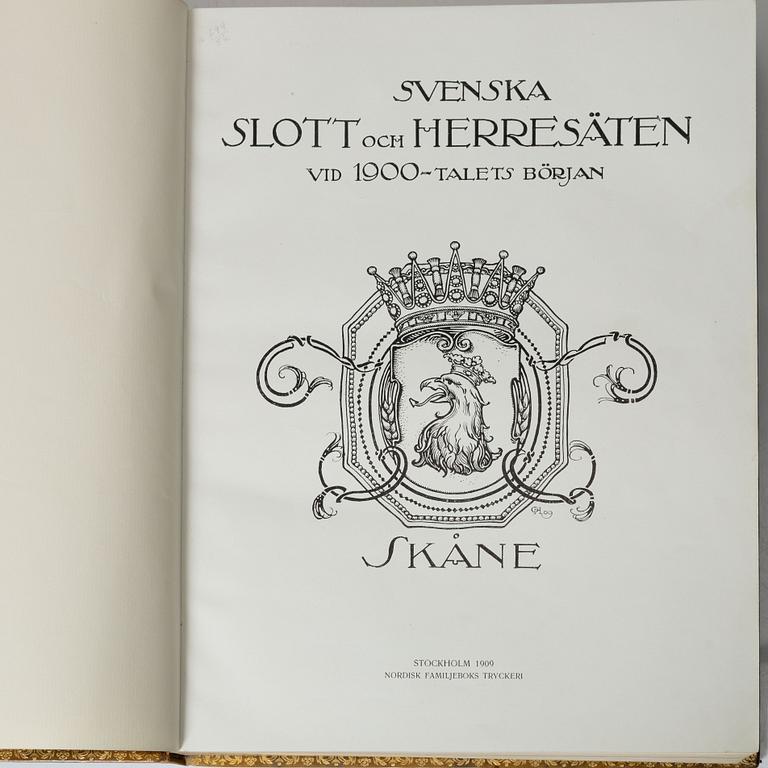 "Svenska slott och herresäten vid 1900-talets början", 12 vol. Stockholm, 1908-1933.