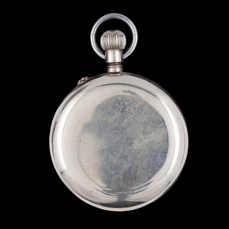 A silver pocket watch, A. Lange & Söhne.
