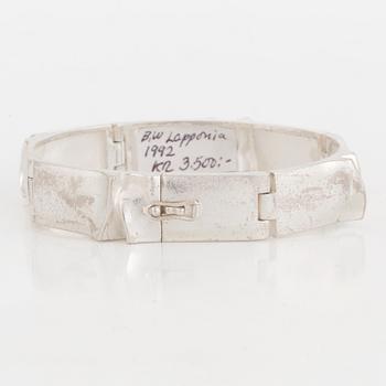 BJÖRN WECKSTRÖM, BRACELET model "Ceres", sterling silver. Lapponia 1992.