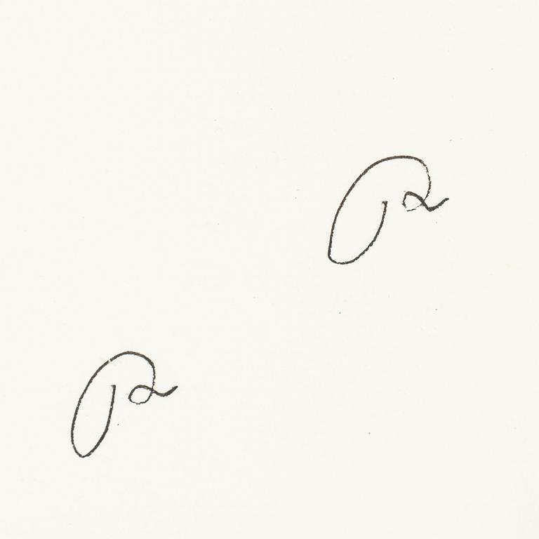 Roger Risberg, indian ink drawing, signed. Executed in 2008.