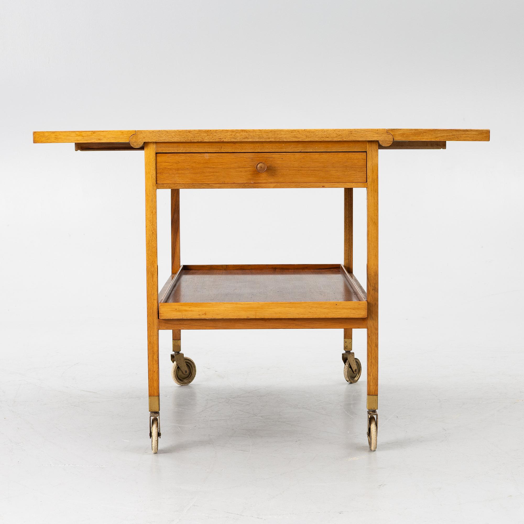 Josef Frank, a model B756 tea trolley for Svenskt Tenn, before 1985.