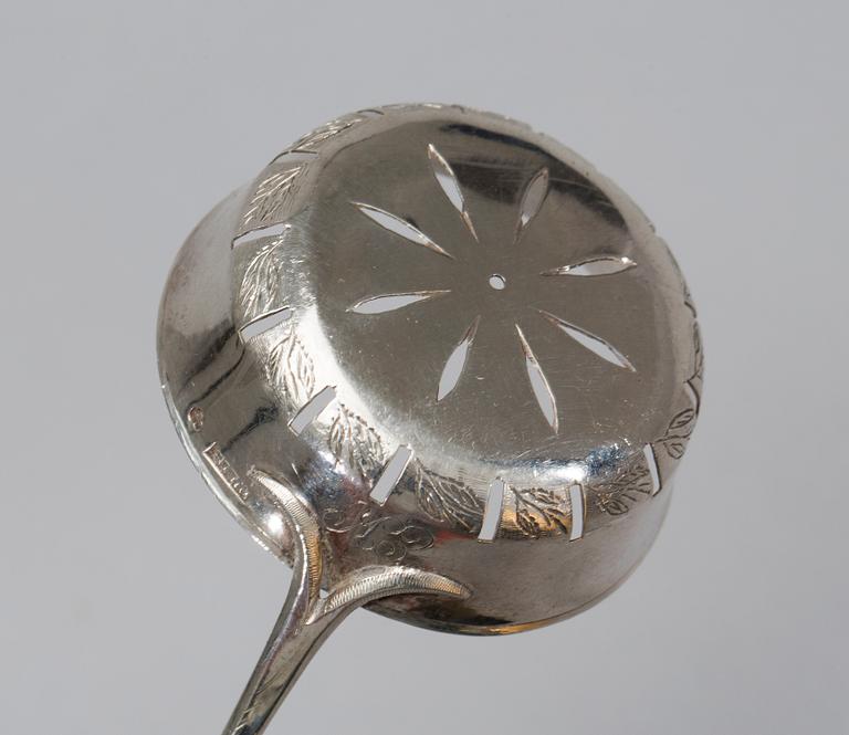 STRÖSKED, silver, Weis, omkring ca 1800. Vikt va 40 g.